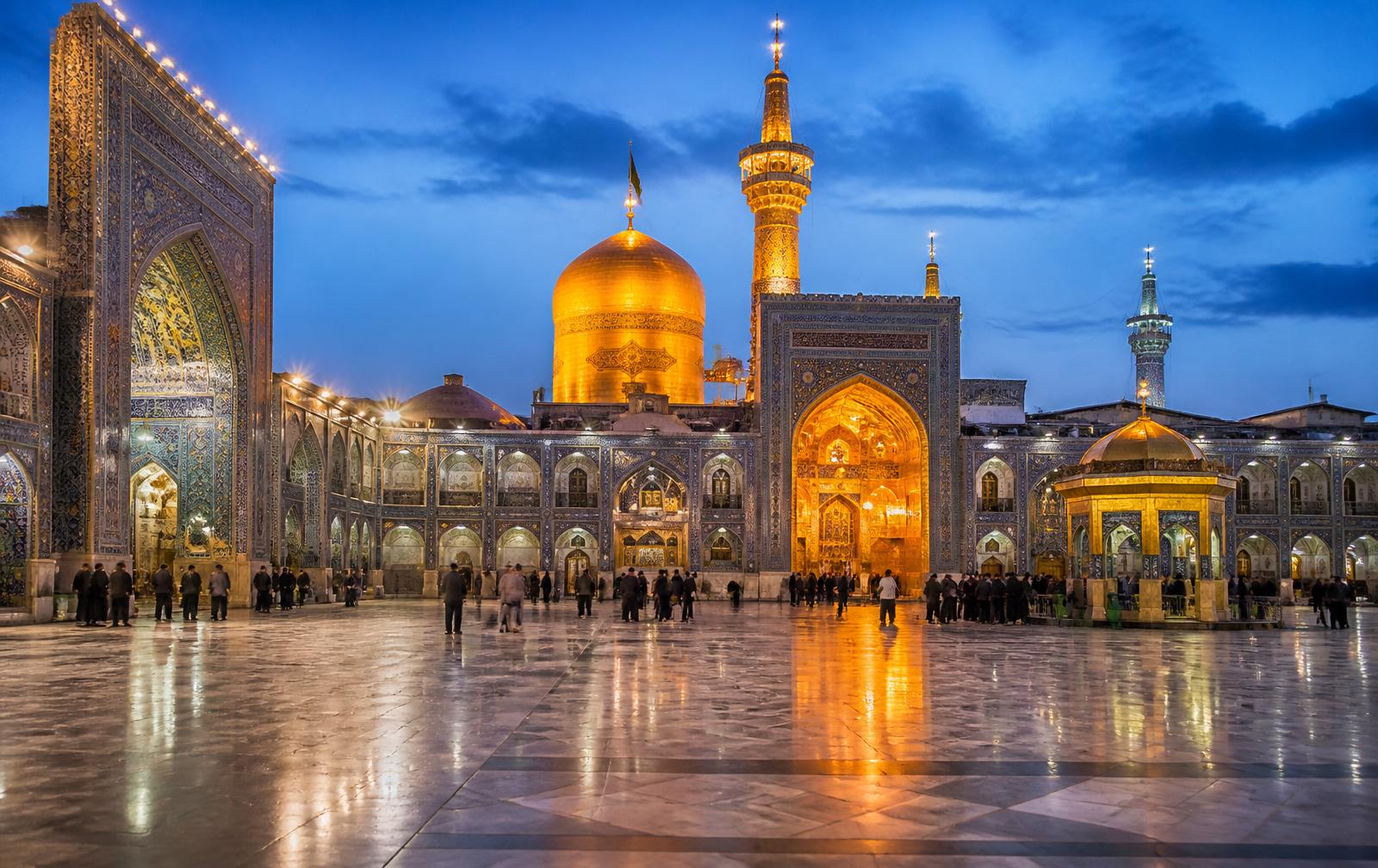 Imam Reza Holy Shrine in Mashhad Iran for Ziyarat travel